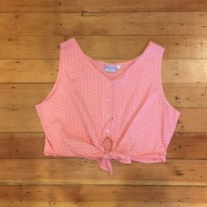 Vintage pink Crop top